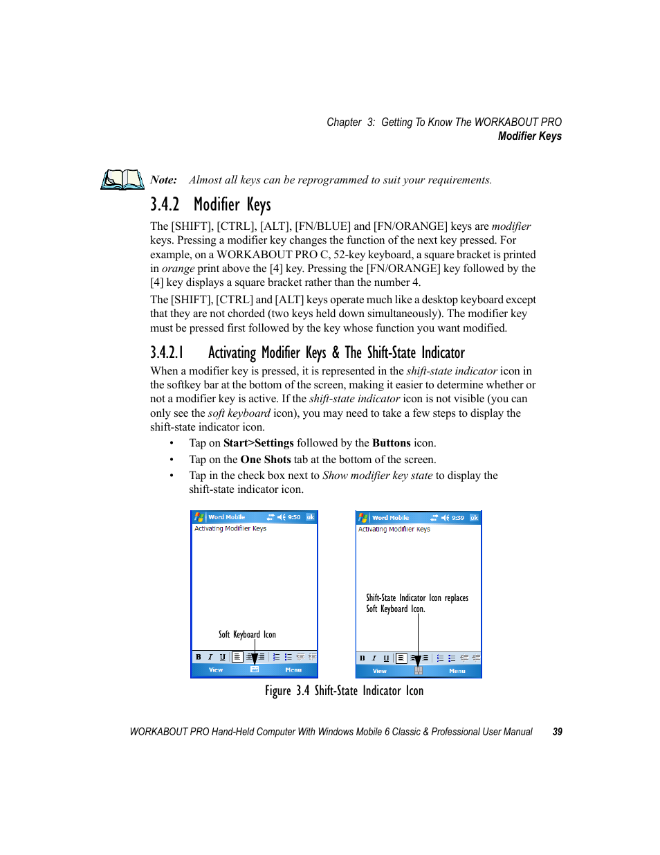 2 modifier keys | Psion Teklogix ISO 9001 User Manual | Page 57 / 360