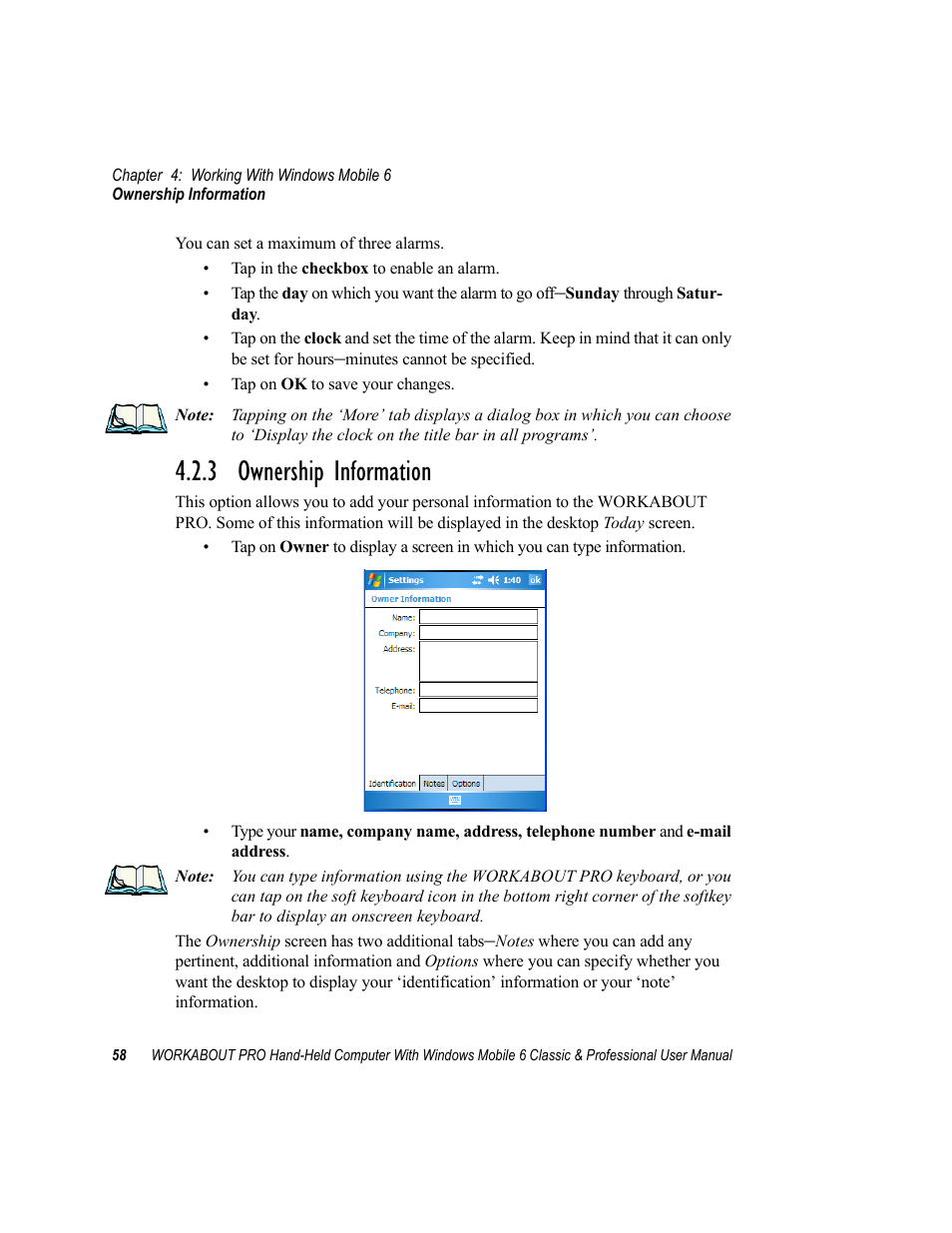 3 ownership information | Psion Teklogix ISO 9001 User Manual | Page 76 / 360