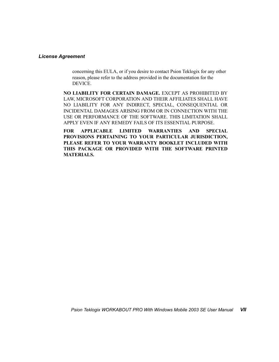 Psion Teklogix Schnellstart- Anleitung 7525 User Manual | Page 21 / 364