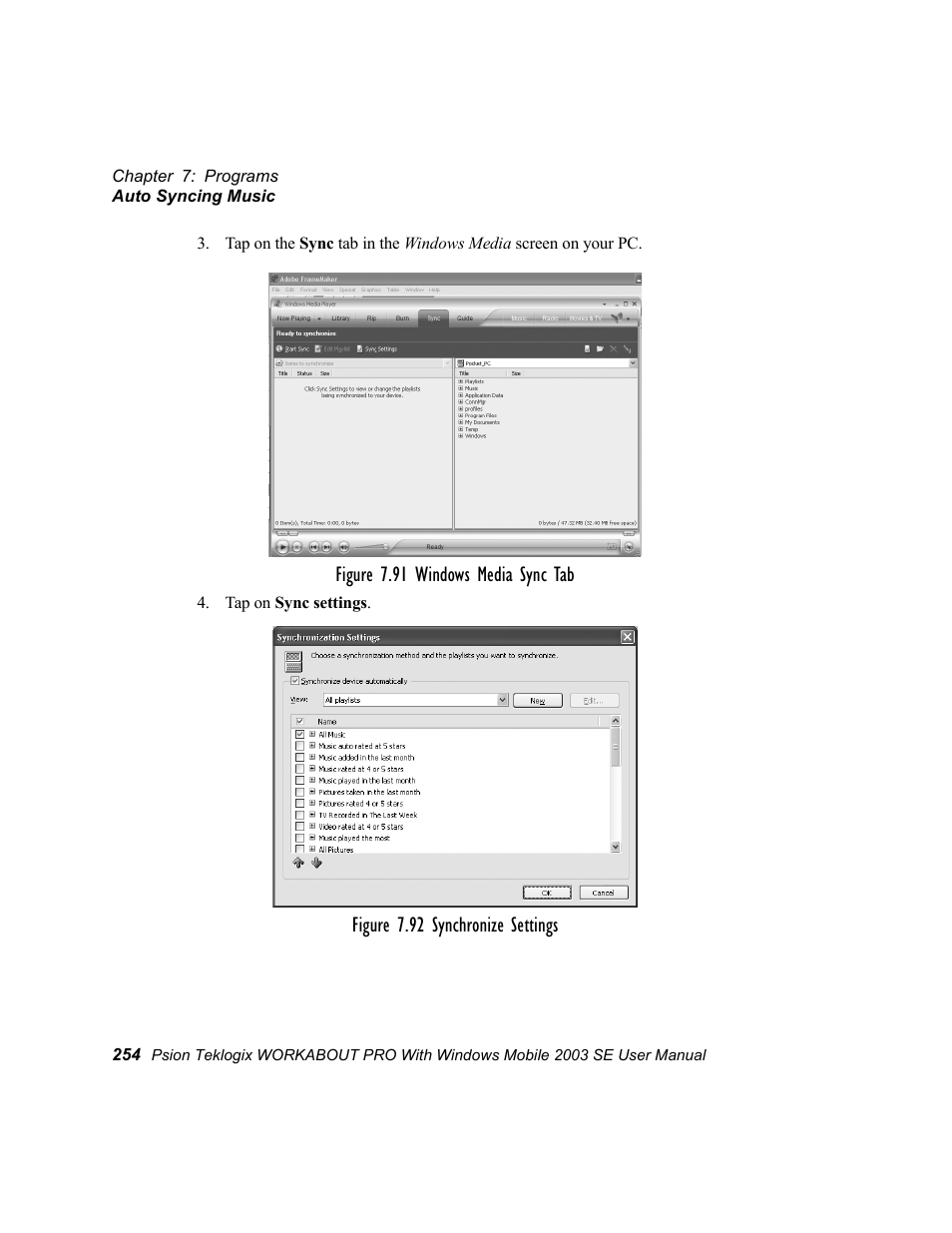 Psion Teklogix Schnellstart- Anleitung 7525 User Manual | Page 284 / 364