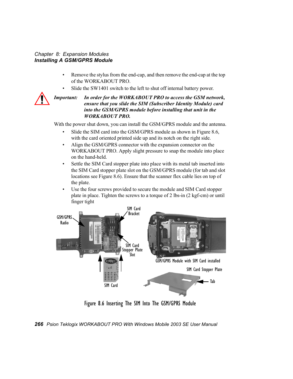 Psion Teklogix Schnellstart- Anleitung 7525 User Manual | Page 296 / 364