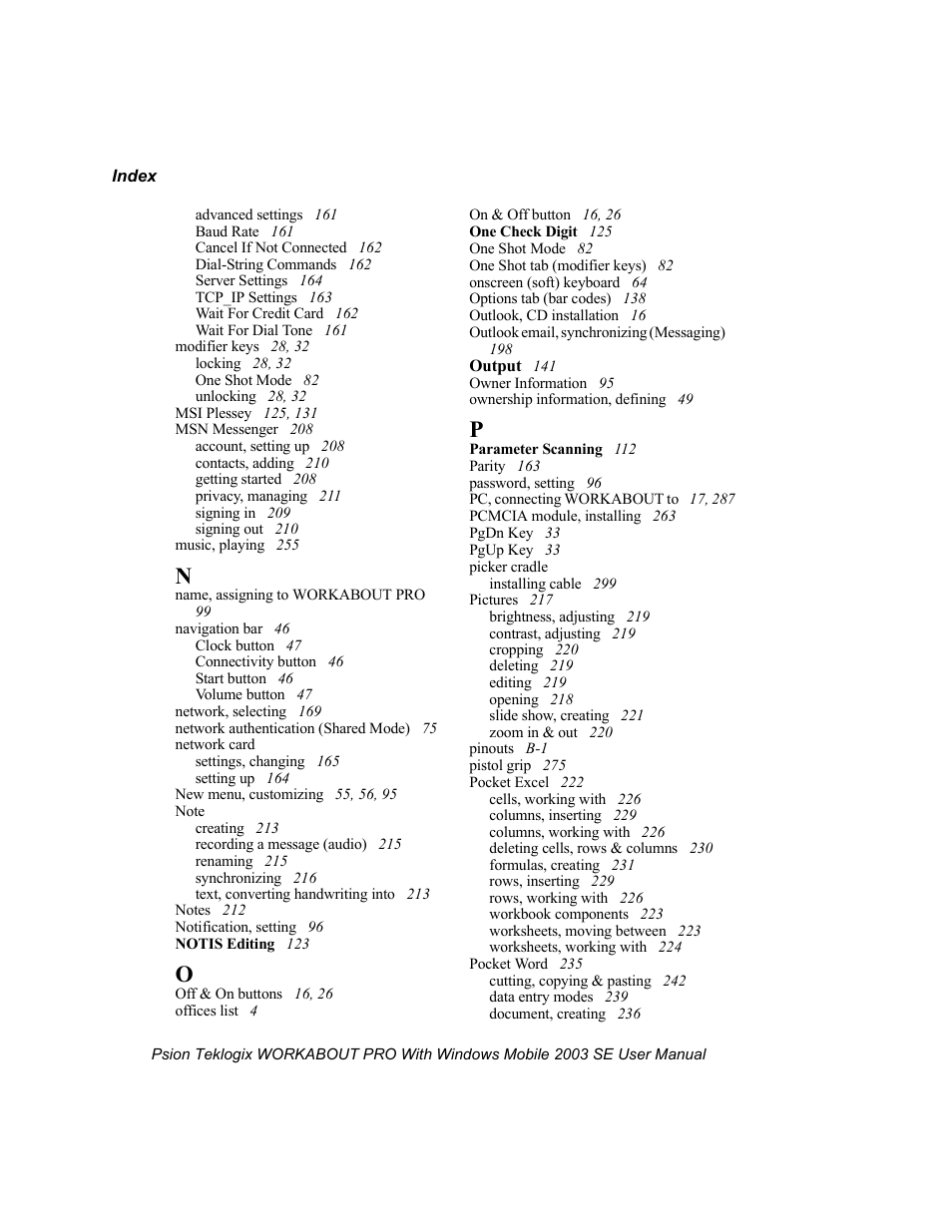 Psion Teklogix Schnellstart- Anleitung 7525 User Manual | Page 358 / 364