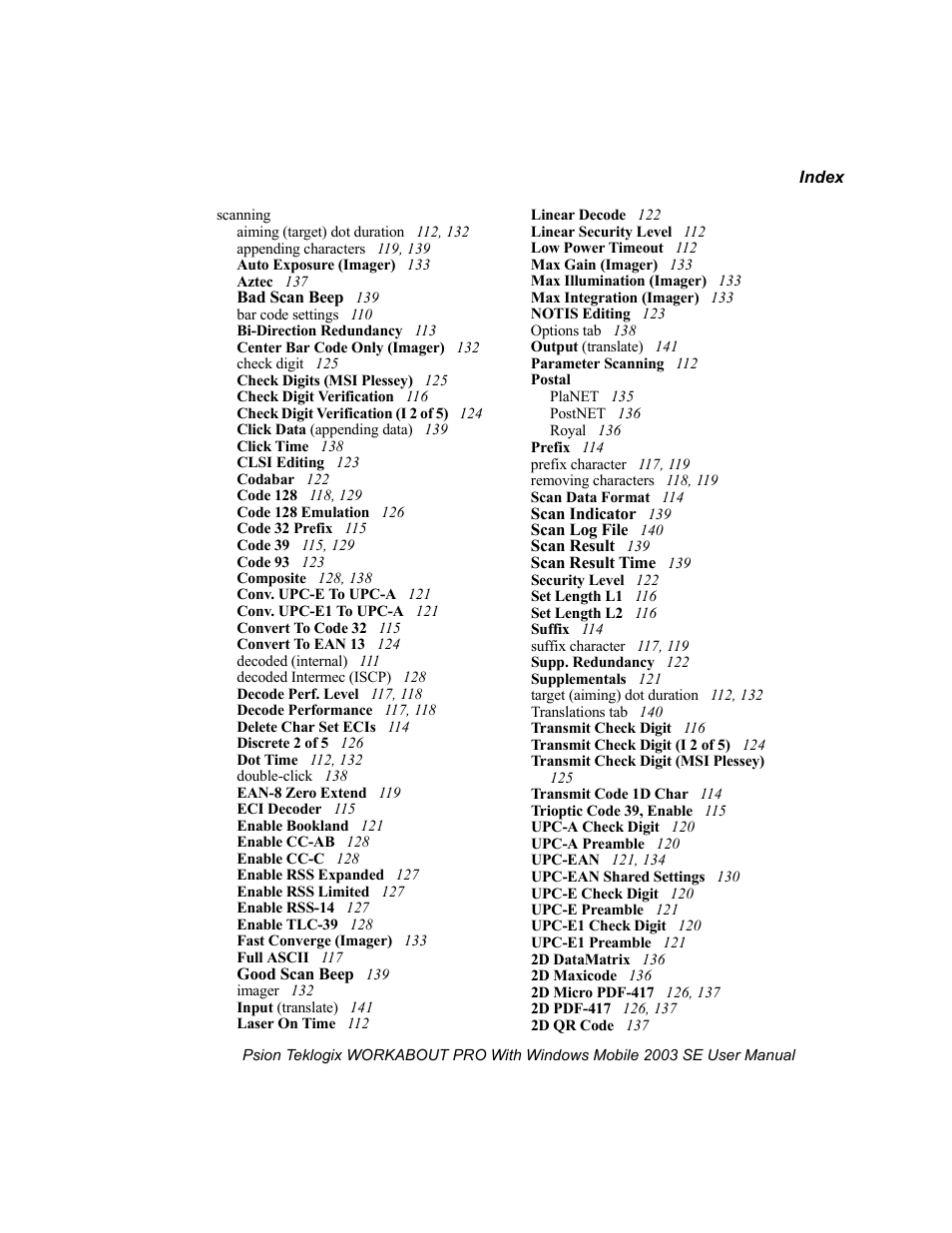 Psion Teklogix Schnellstart- Anleitung 7525 User Manual | Page 361 / 364