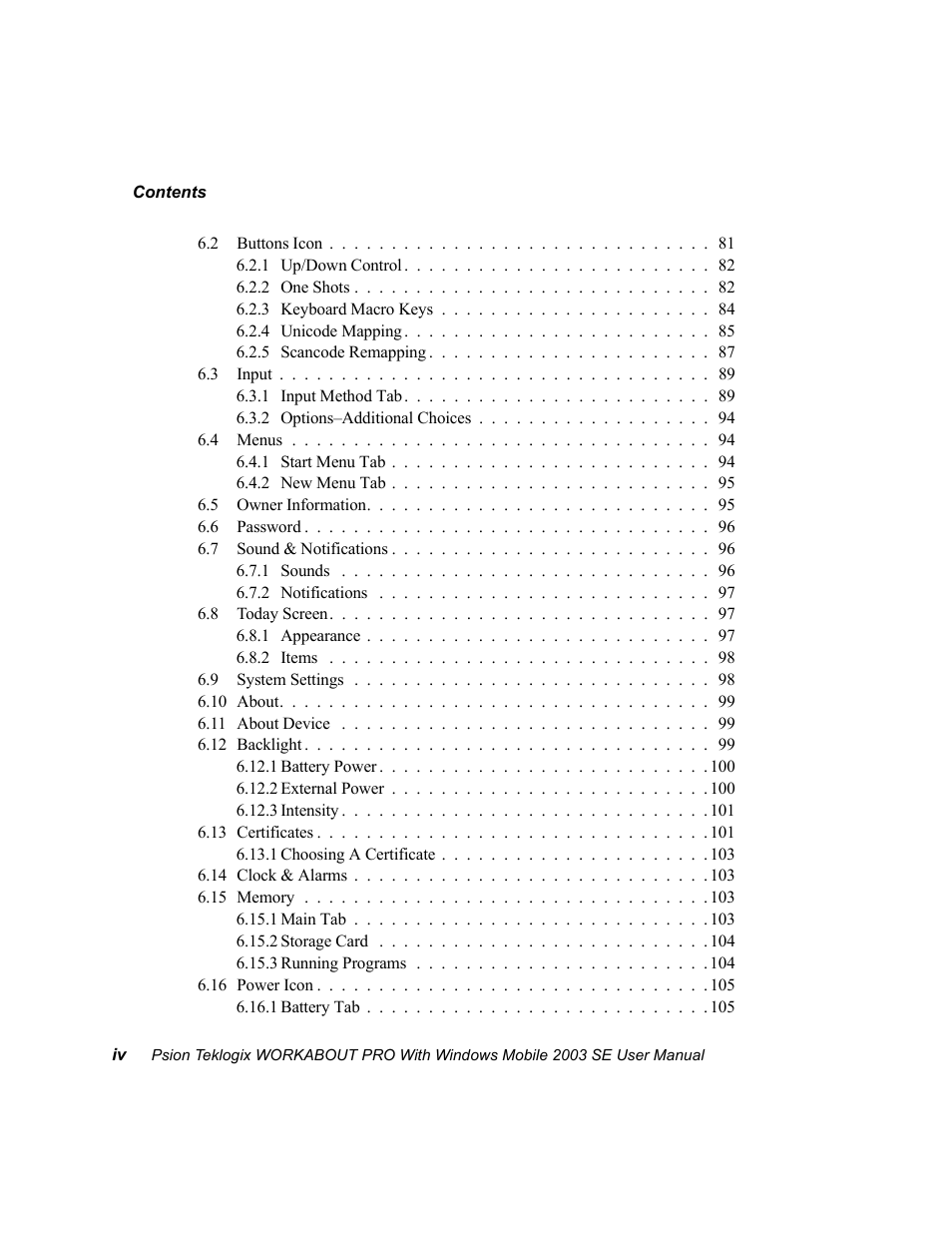 Psion Teklogix Schnellstart- Anleitung 7525 User Manual | Page 8 / 364