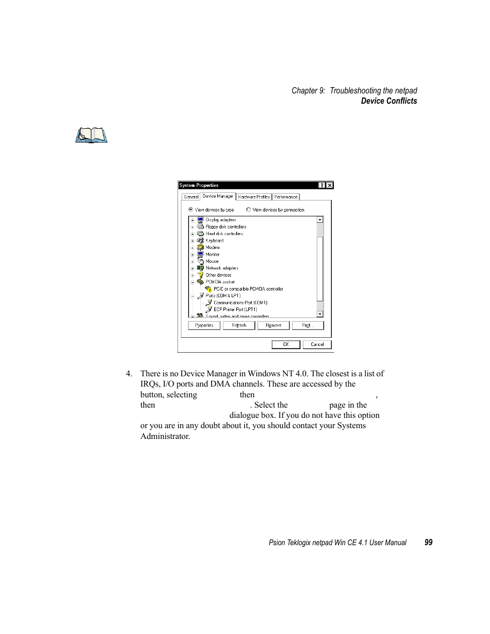 Psion Teklogix netpad Win CE 4.1 User Manual | Page 119 / 132