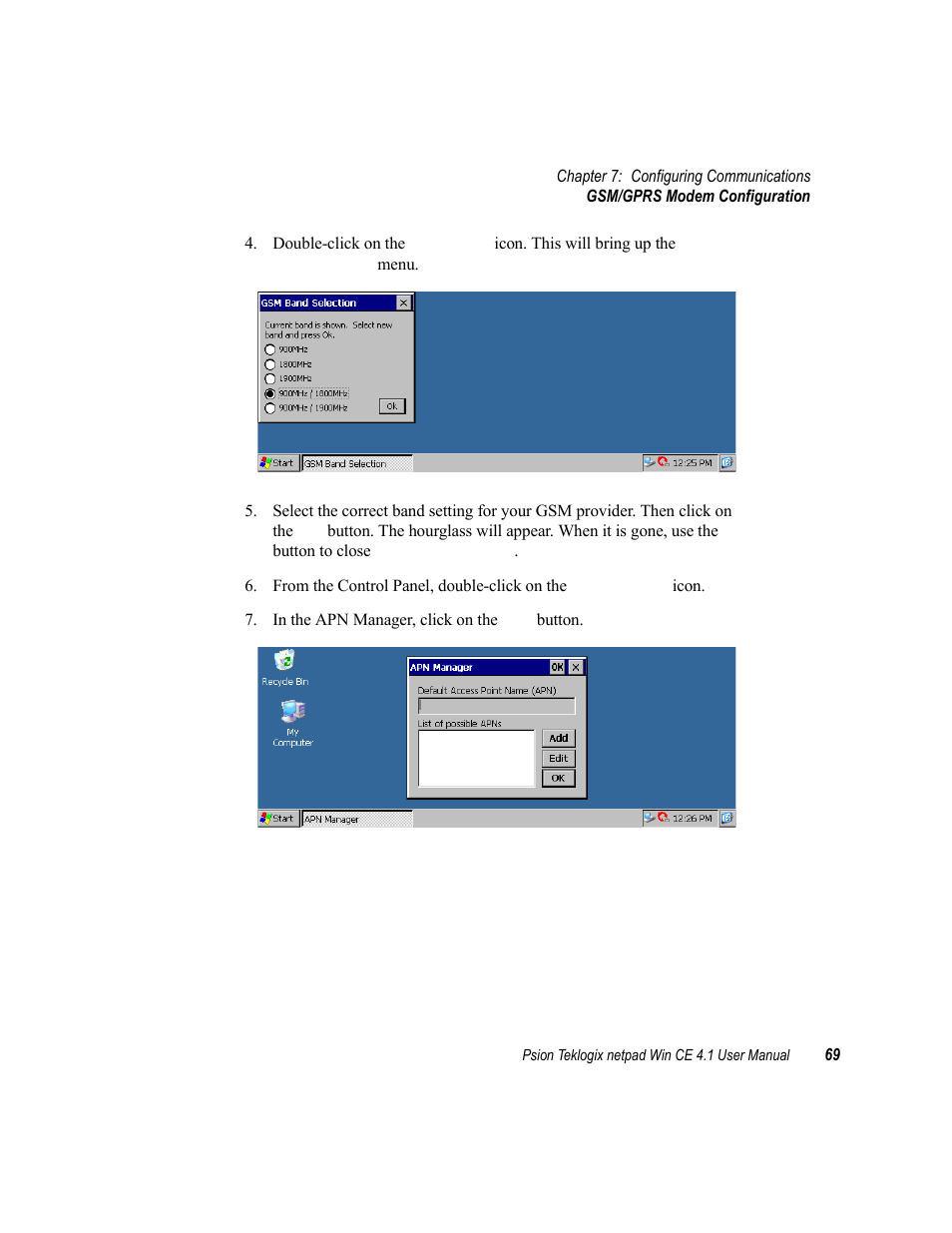 Psion Teklogix netpad Win CE 4.1 User Manual | Page 89 / 132