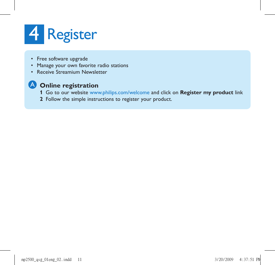 Register | Psion Teklogix NP2500 User Manual | Page 13 / 19