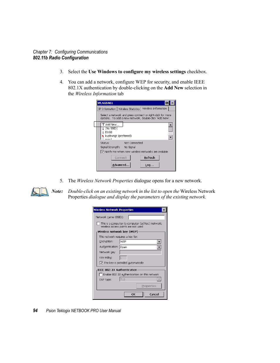 Psion Teklogix Netbook Pro none User Manual | Page 114 / 172