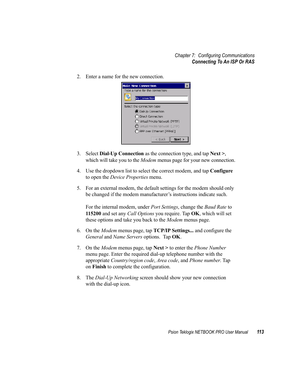 Psion Teklogix Netbook Pro none User Manual | Page 133 / 172