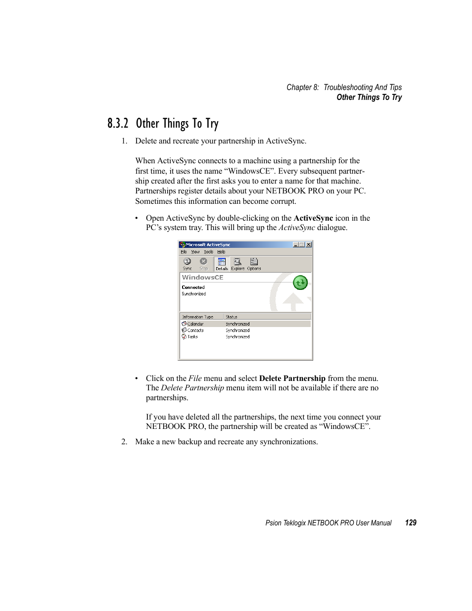 2 other things to try, Other things to try | Psion Teklogix Netbook Pro none User Manual | Page 149 / 172