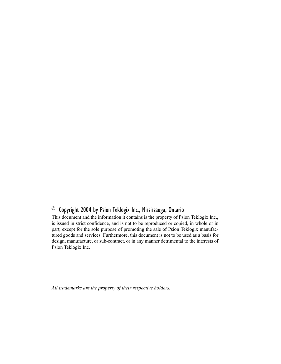 Psion Teklogix Netbook Pro none User Manual | Page 2 / 172