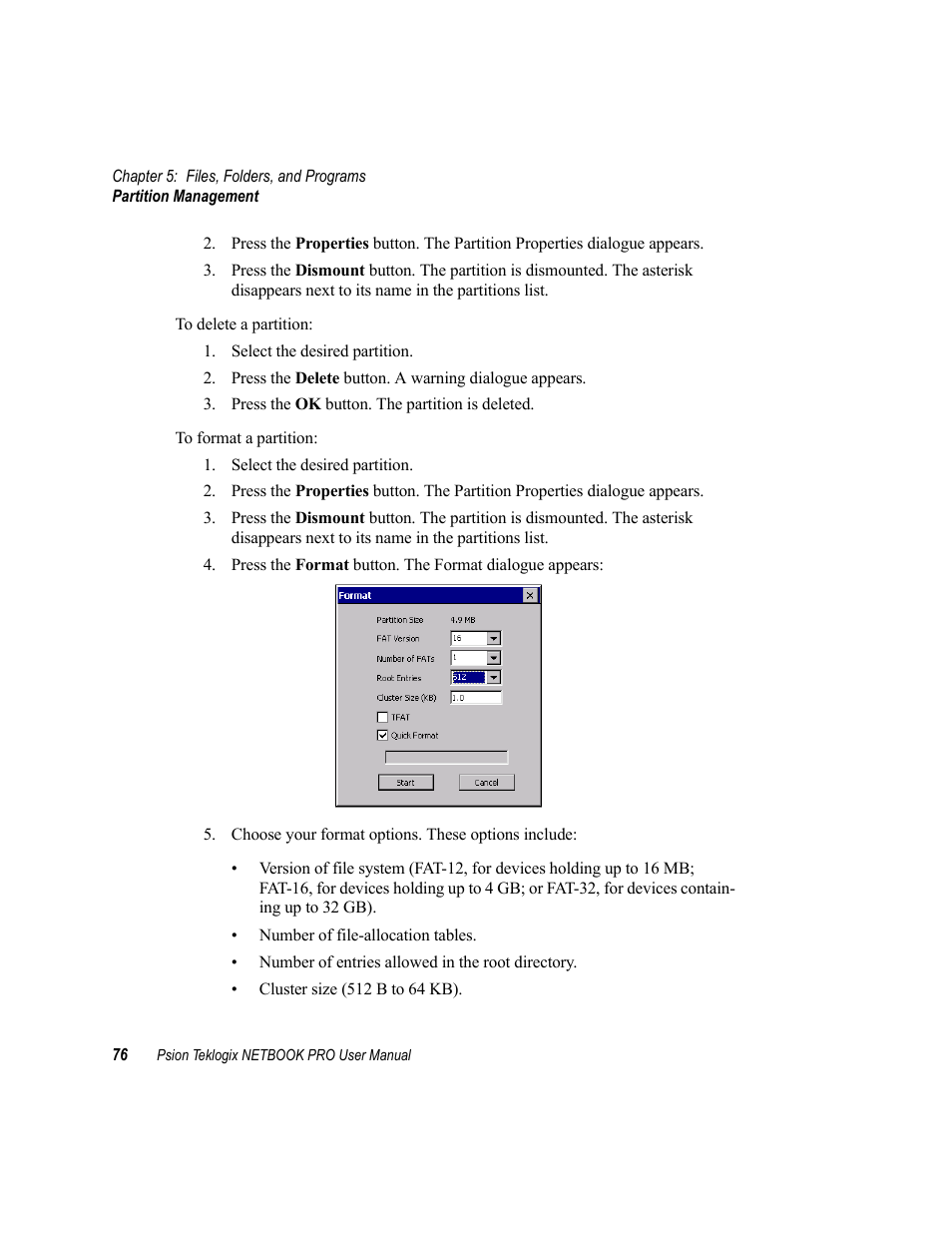 Psion Teklogix Netbook Pro none User Manual | Page 96 / 172