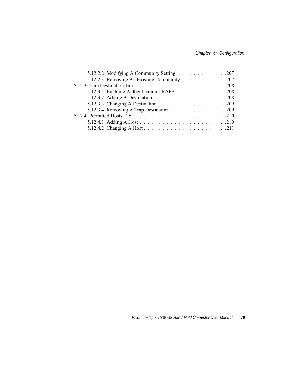 Psion Teklogix Hand-Held Computer 7530 G2 User Manual | Page 107 / 296