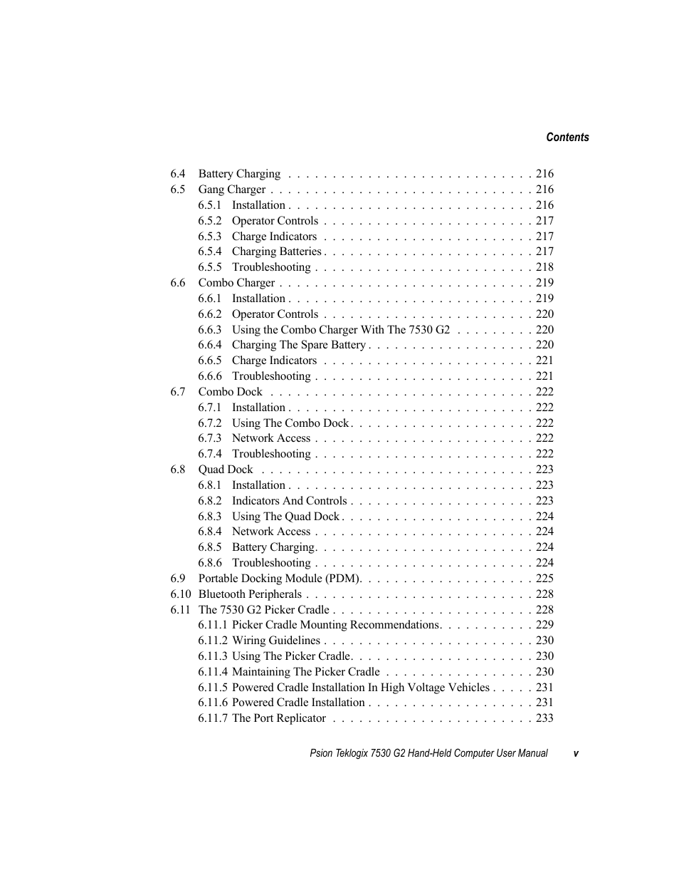 Psion Teklogix Hand-Held Computer 7530 G2 User Manual | Page 11 / 296