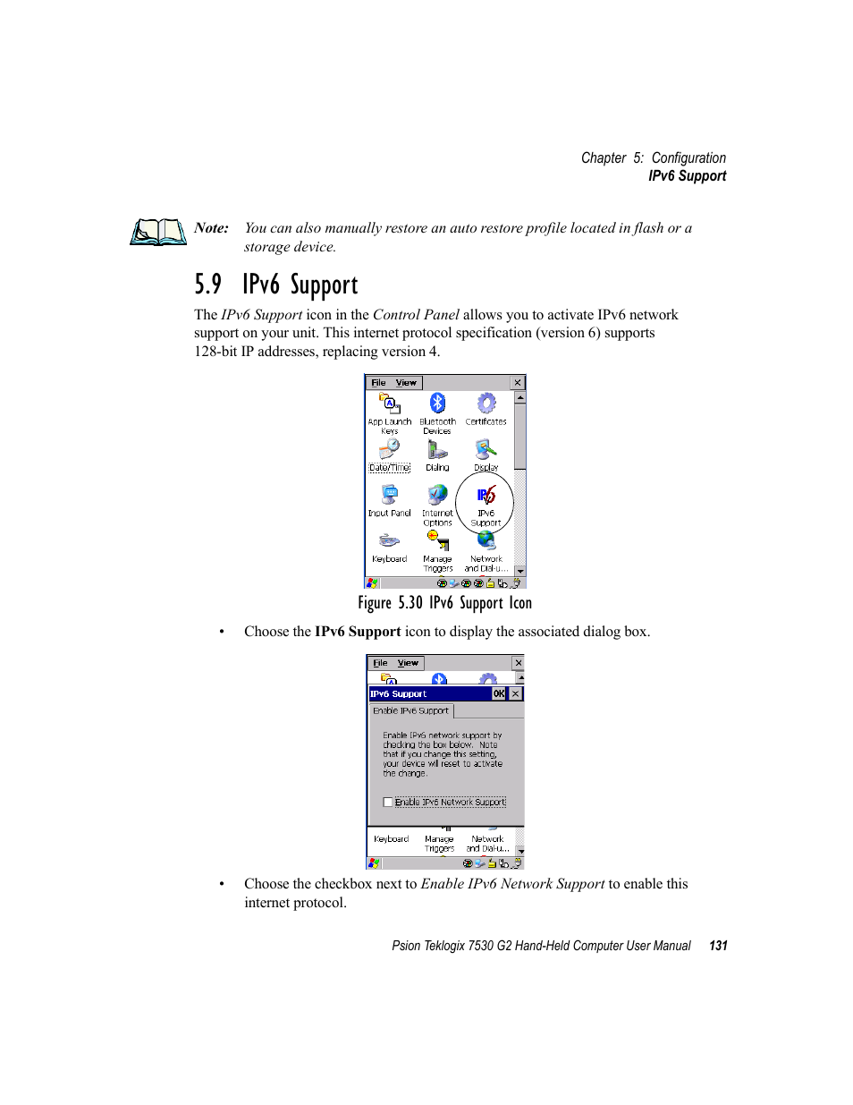 9 ipv6 support | Psion Teklogix Hand-Held Computer 7530 G2 User Manual | Page 159 / 296