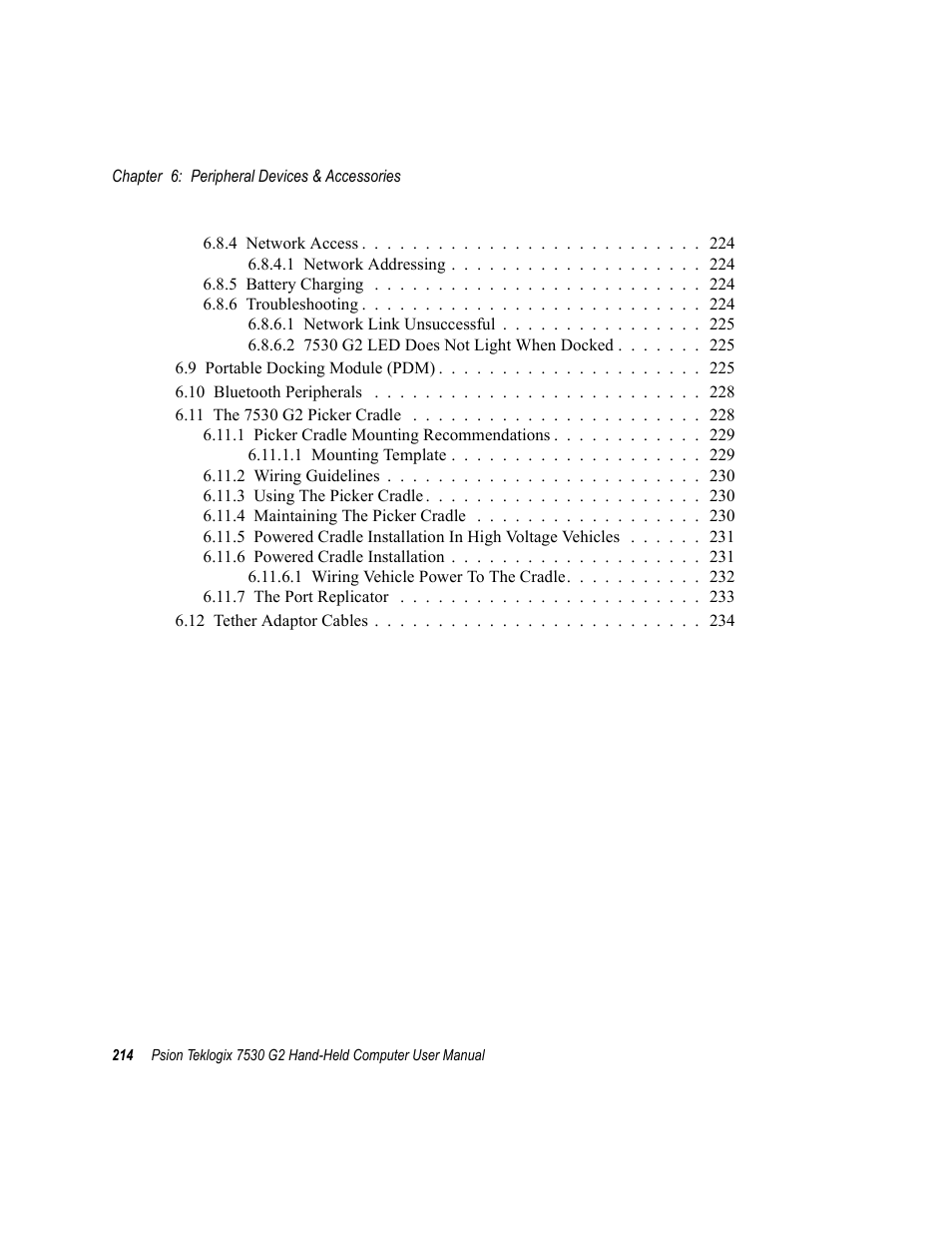 Psion Teklogix Hand-Held Computer 7530 G2 User Manual | Page 242 / 296