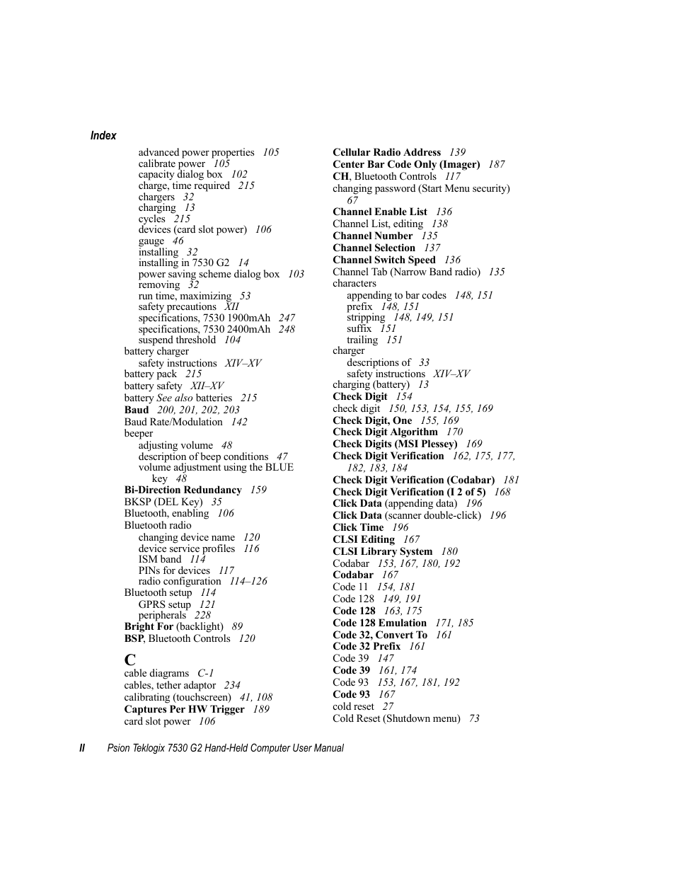 Psion Teklogix Hand-Held Computer 7530 G2 User Manual | Page 288 / 296