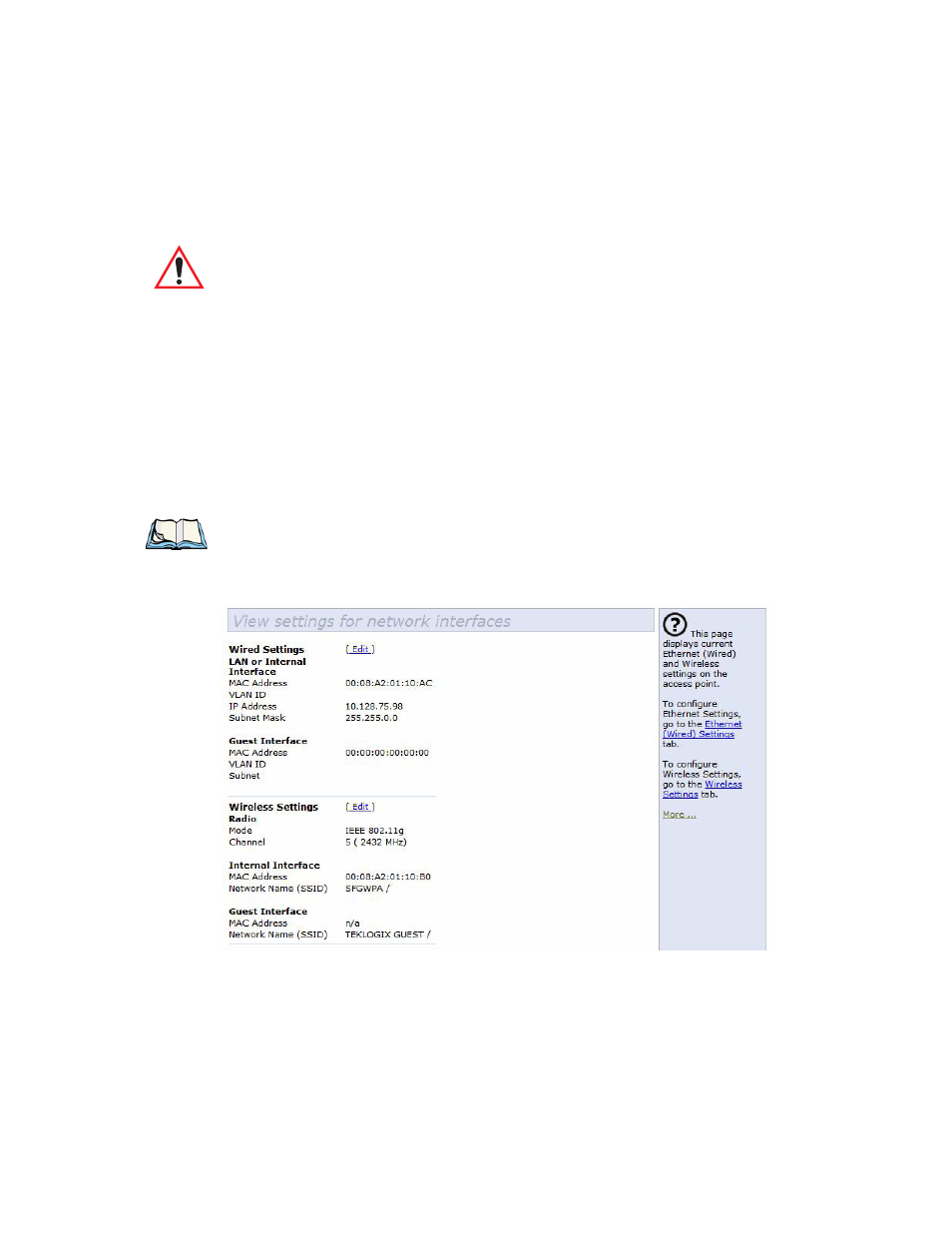 1 interfaces, Interfaces | Psion Teklogix 9160 G2 User Manual | Page 141 / 376