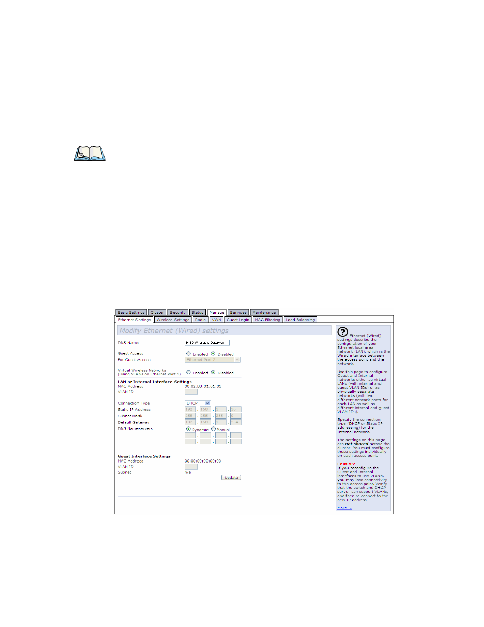 1 navigating to ethernet (wired) settings | Psion Teklogix 9160 G2 User Manual | Page 155 / 376