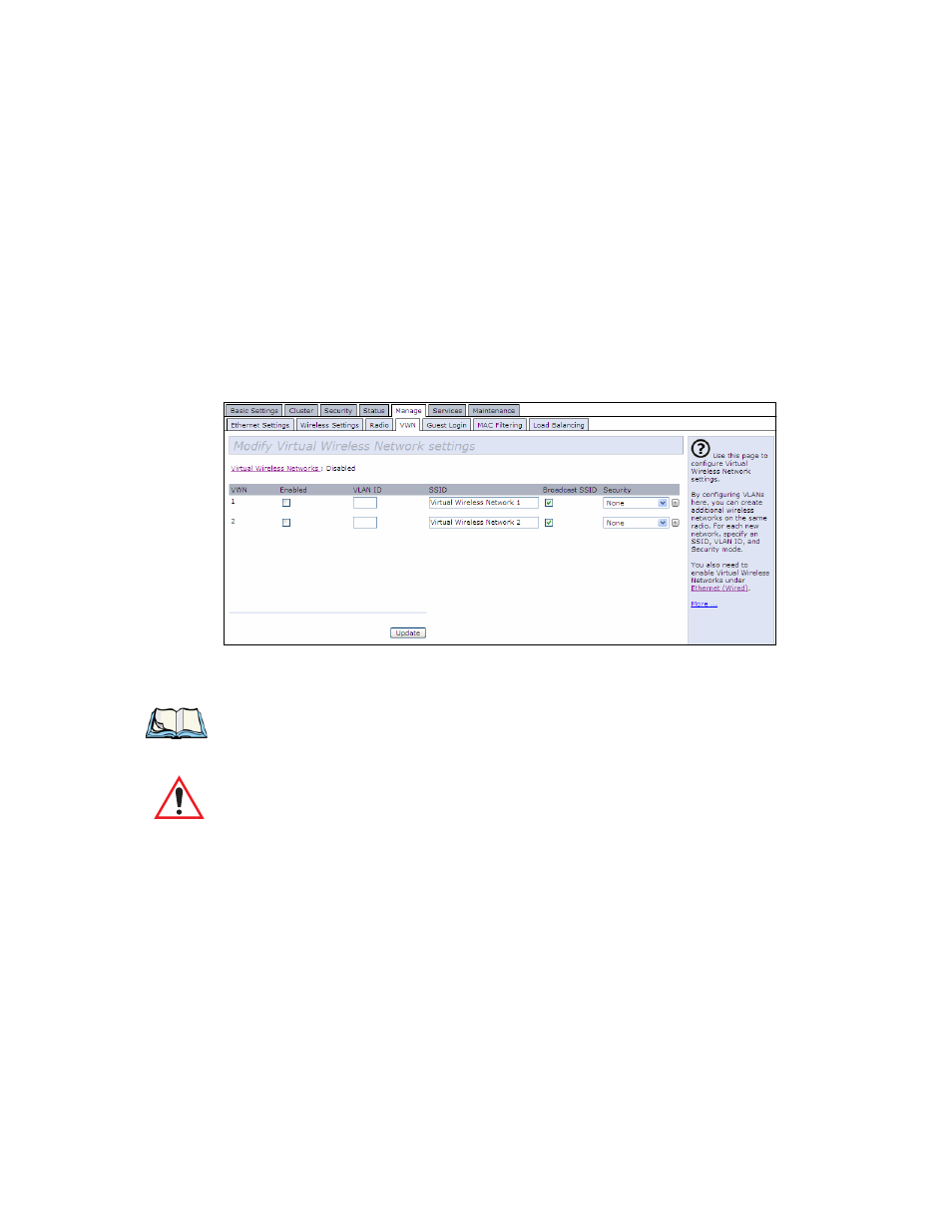 1 navigating to virtual wireless network settings, 2 configuring vlans | Psion Teklogix 9160 G2 User Manual | Page 179 / 376