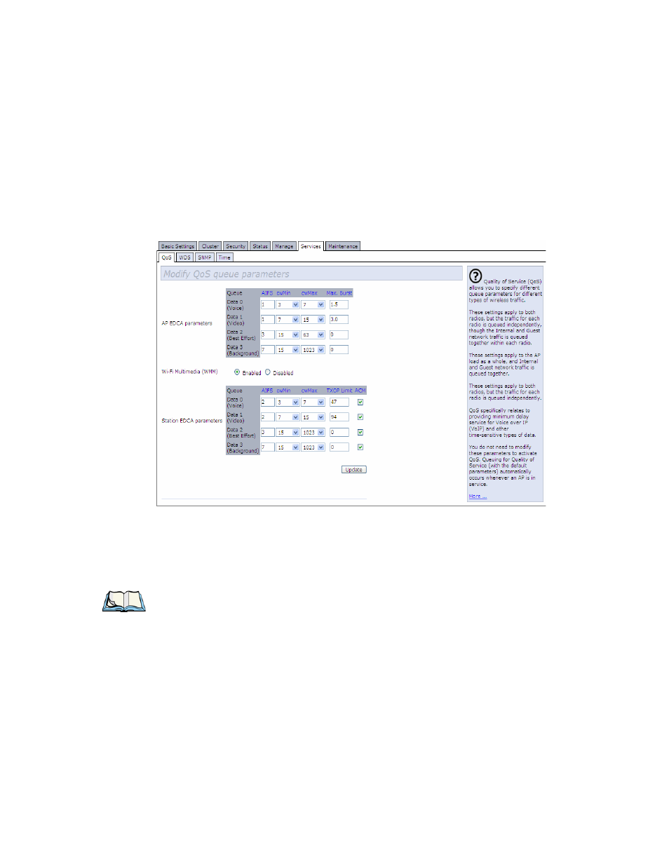 2 configuring qos queues | Psion Teklogix 9160 G2 User Manual | Page 213 / 376