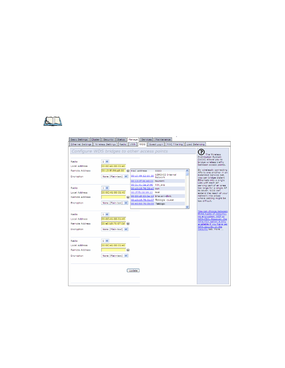 3 configuring wds settings | Psion Teklogix 9160 G2 User Manual | Page 225 / 376