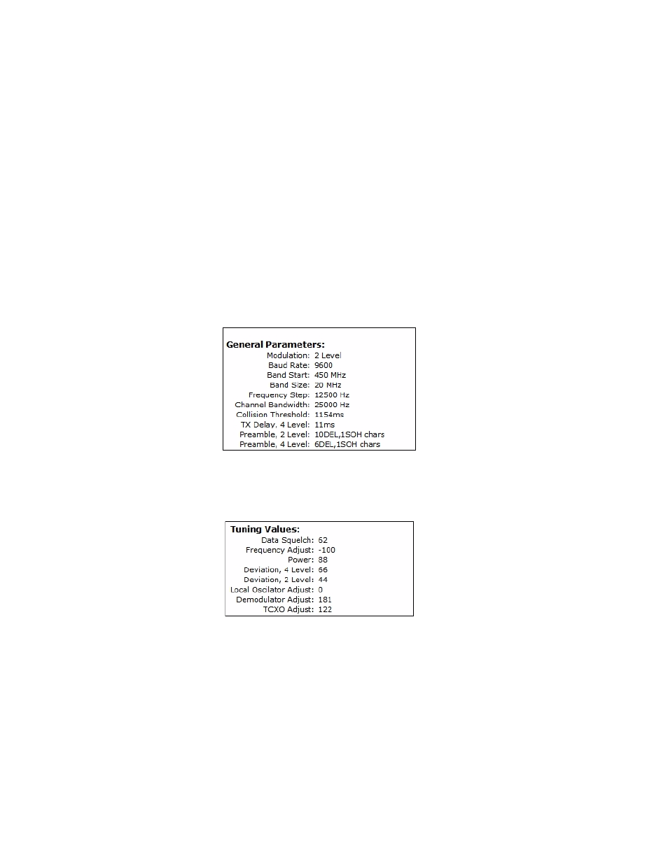1 ra1001a radio parameters, Radio card status | Psion Teklogix 9160 G2 User Manual | Page 244 / 376
