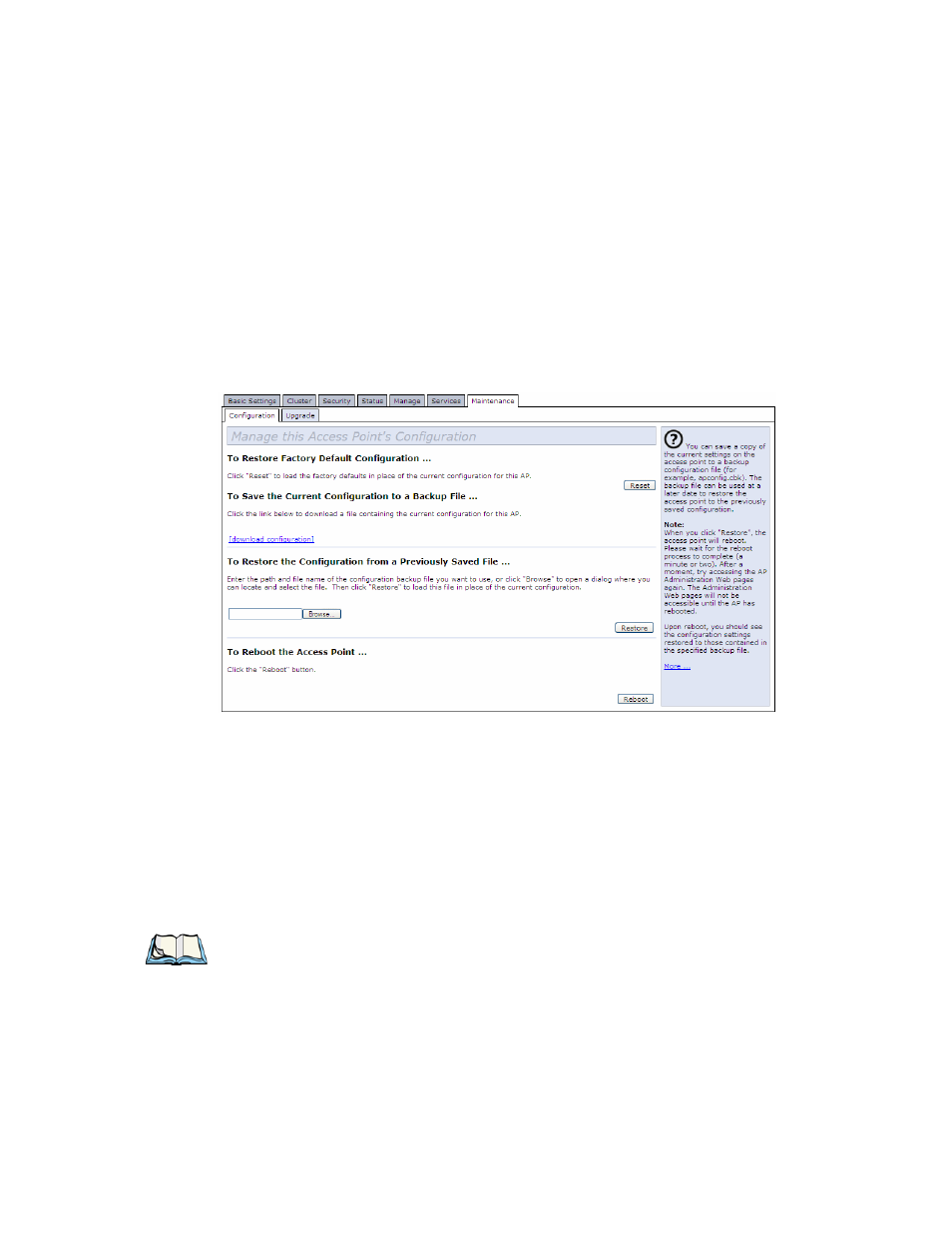 1 navigating to the ap’s configuration settings, 2 resetting factory default configuration | Psion Teklogix 9160 G2 User Manual | Page 275 / 376