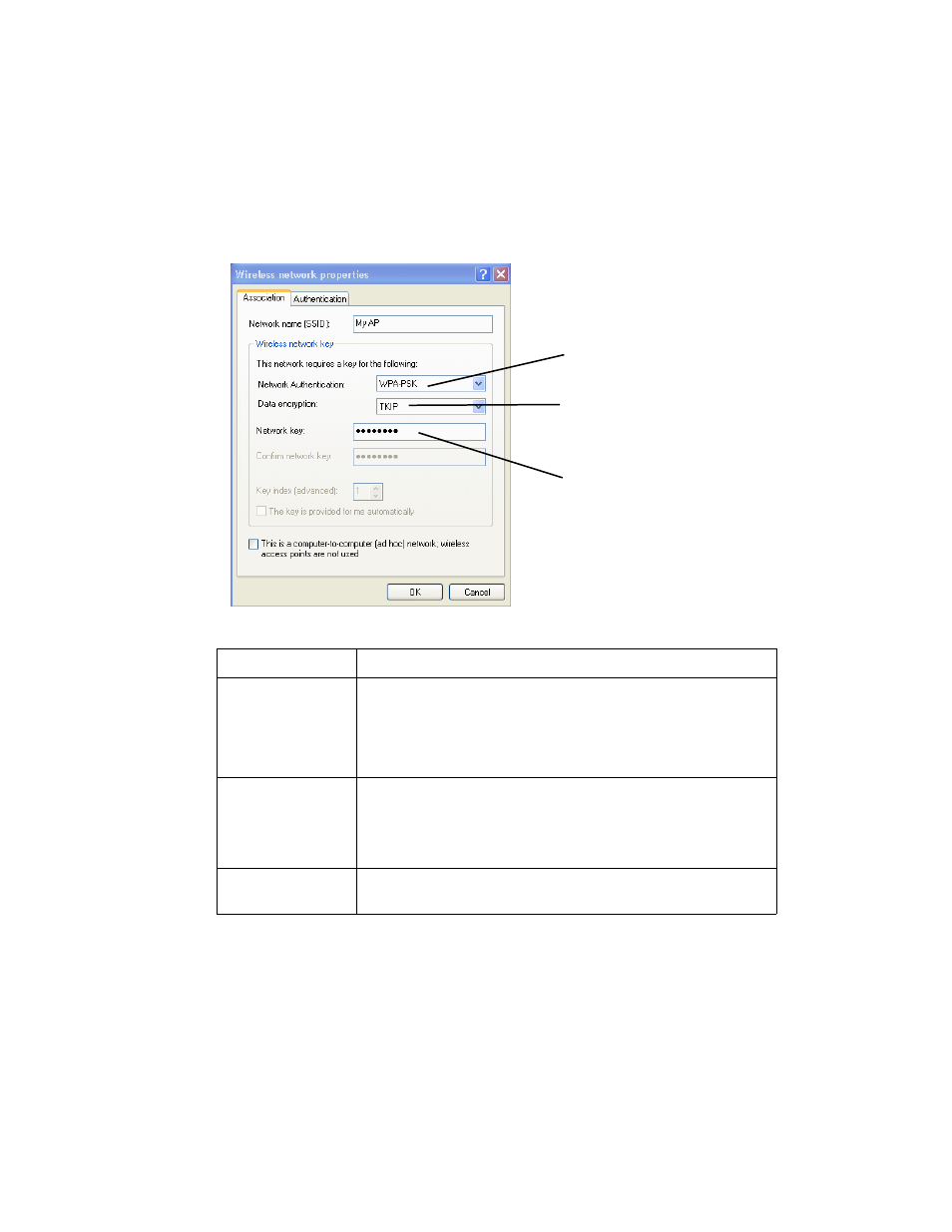 Table c.16 association settings | Psion Teklogix 9160 G2 User Manual | Page 321 / 376