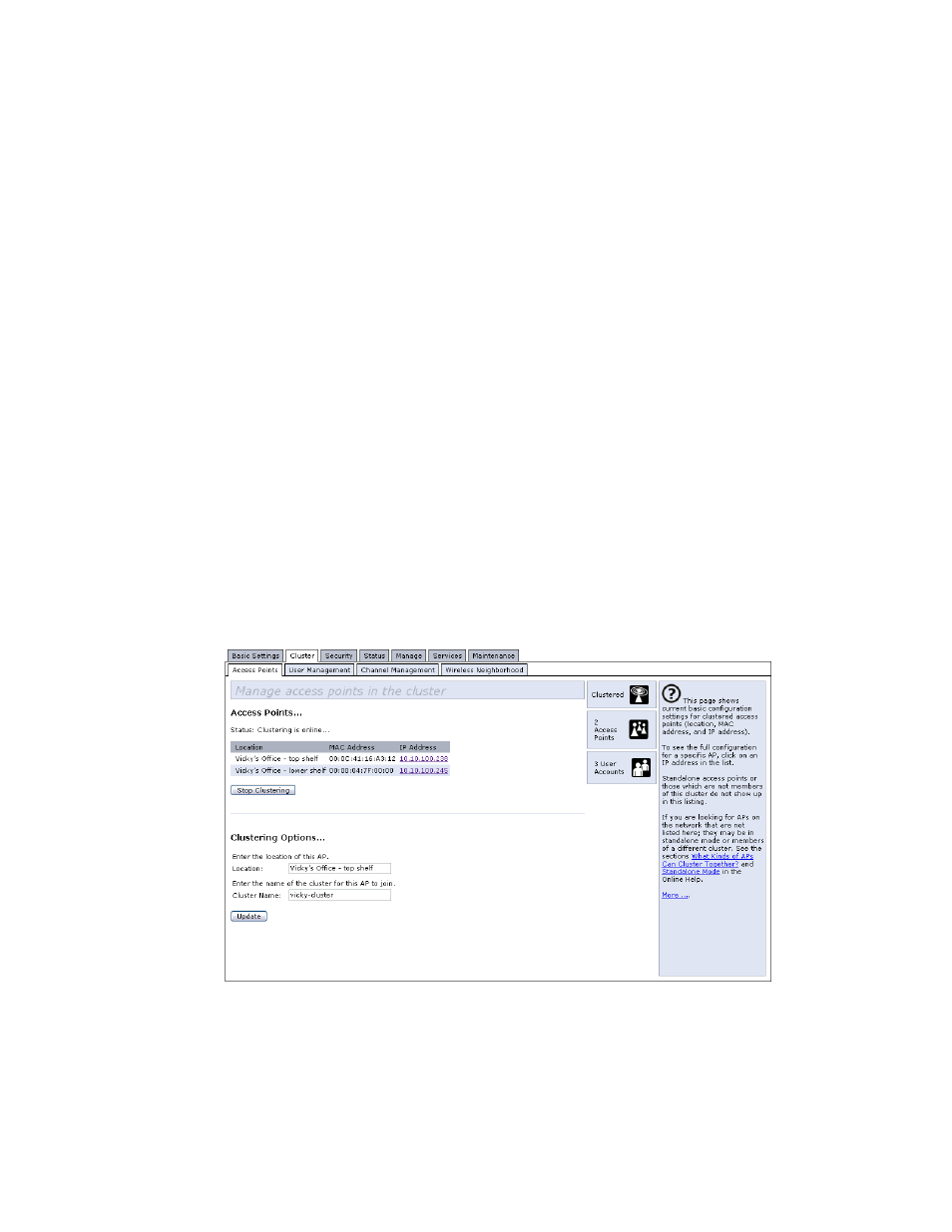 7 intra-cluster security, 4 understanding access point settings, Intra-cluster security | Understanding access point settings | Psion Teklogix 9160 G2 User Manual | Page 81 / 376