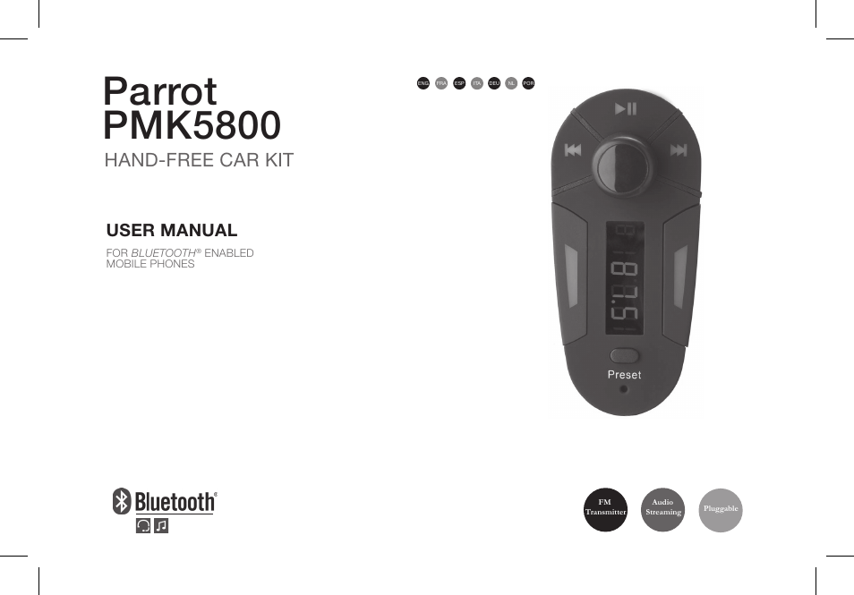 Parrot PMK5800 User Manual | 136 pages