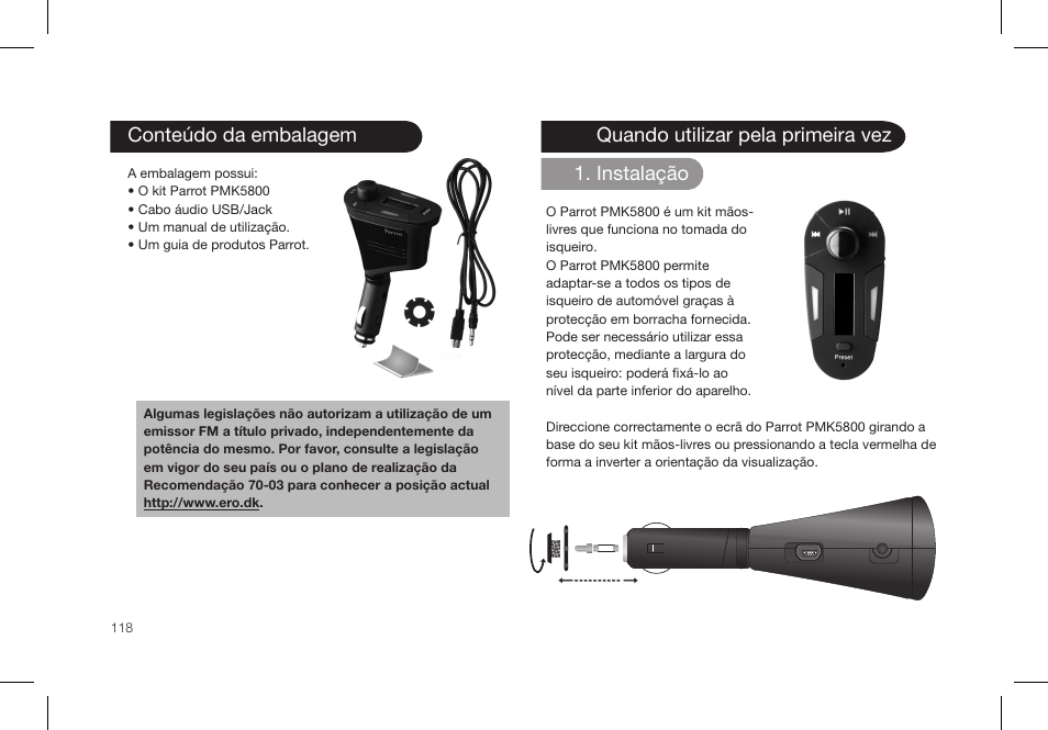 Parrot PMK5800 User Manual | Page 118 / 136