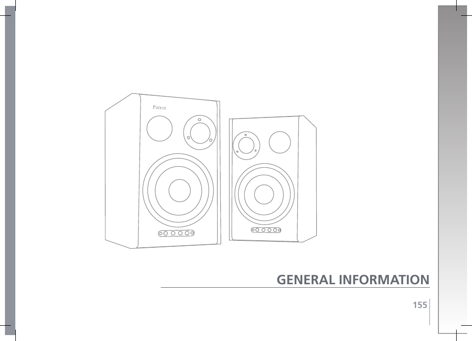 General information | Parrot SOUND SYSTEM User Manual | Page 19 / 22
