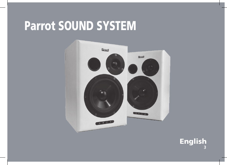 Parrot sound system | Parrot SOUND SYSTEM User Manual | Page 3 / 22