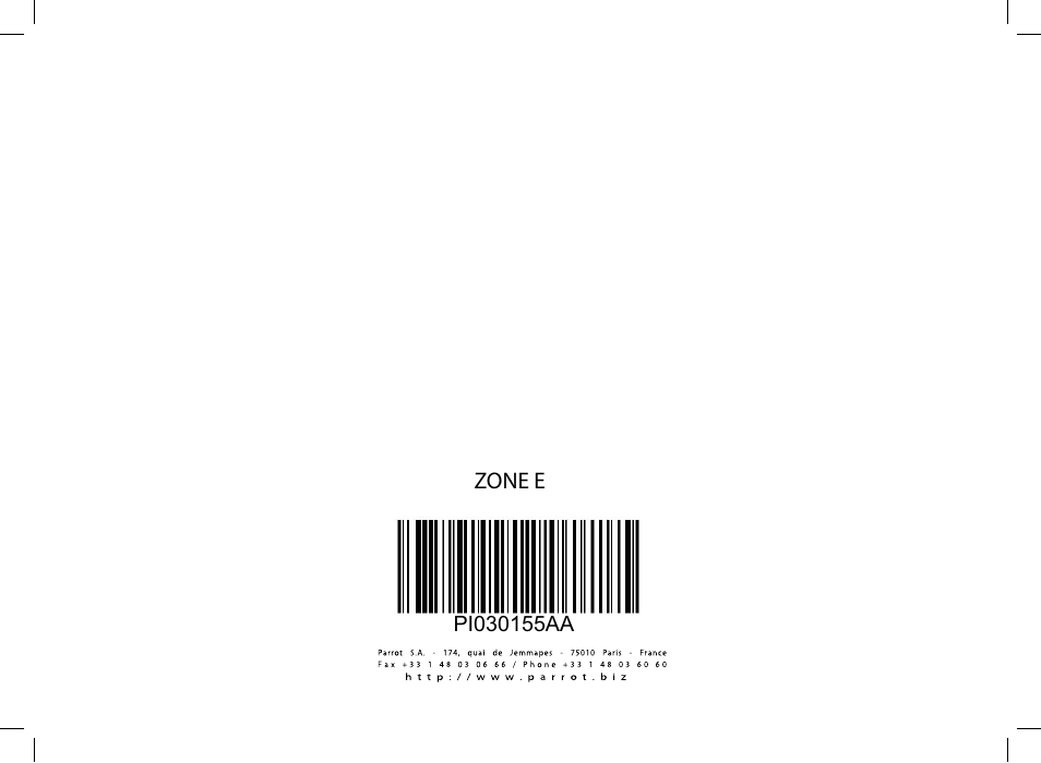 Parrot CK 3000 User Manual | Page 48 / 48