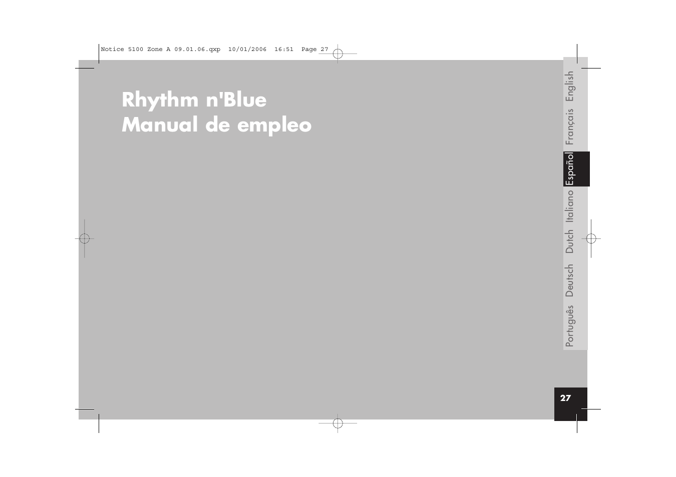 Rhythm n'blue manual de empleo | Parrot CD/MP3 Hands-free Receiver User Manual | Page 27 / 76