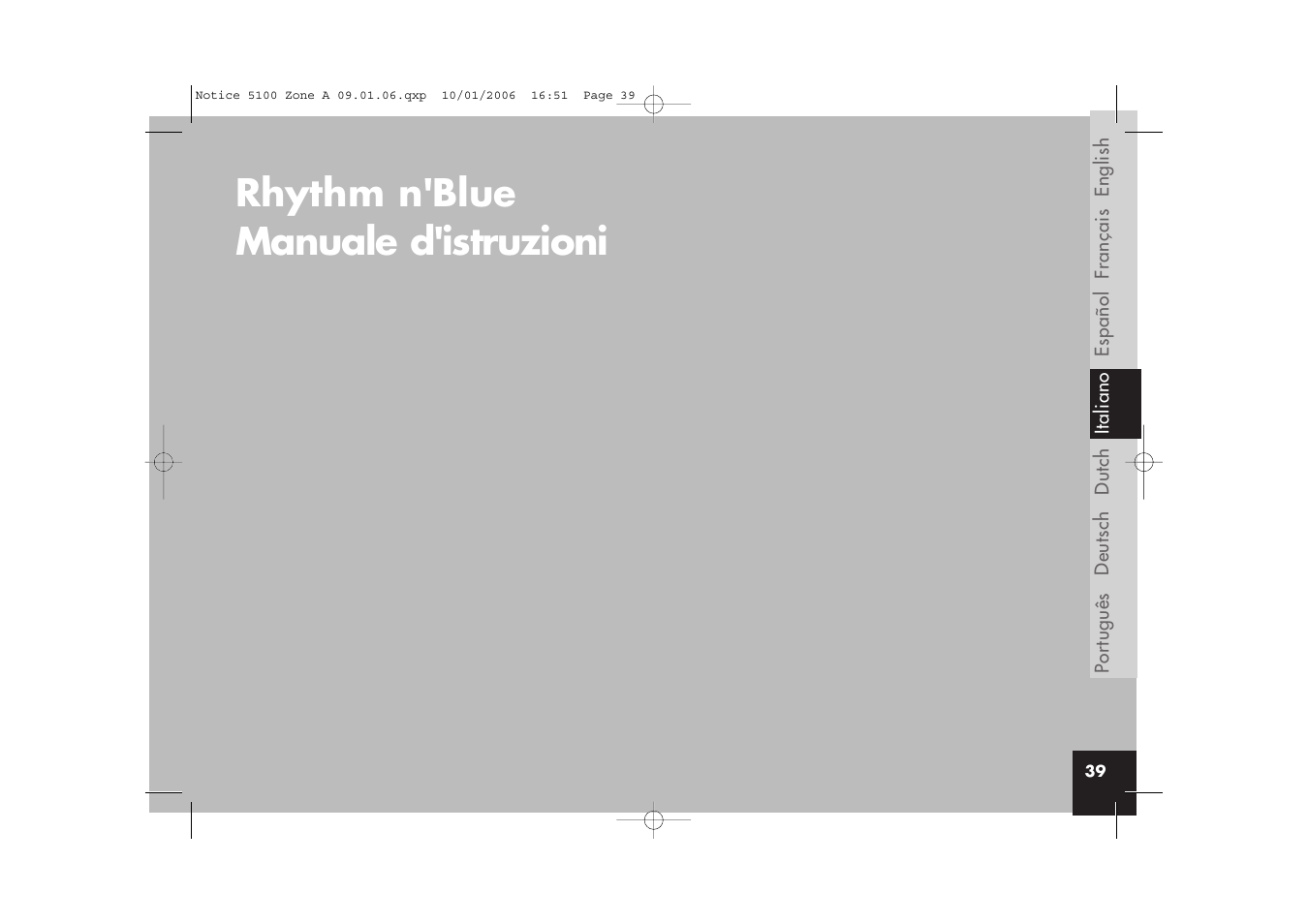 Rhythm n'blue manuale d'istruzioni | Parrot CD/MP3 Hands-free Receiver User Manual | Page 39 / 76