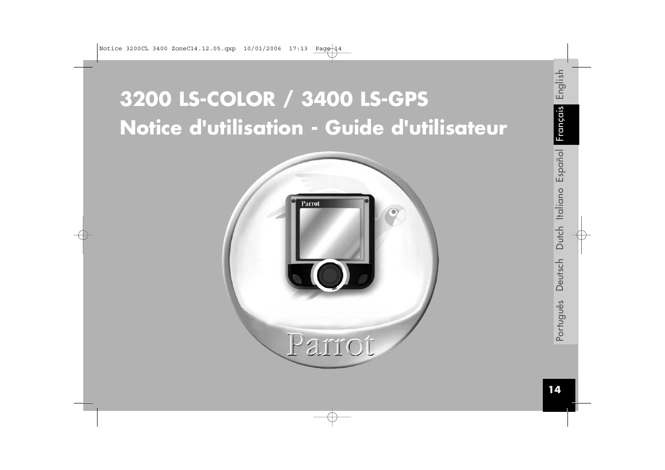 Parrot 3200 LS-Color User Manual | Page 14 / 80