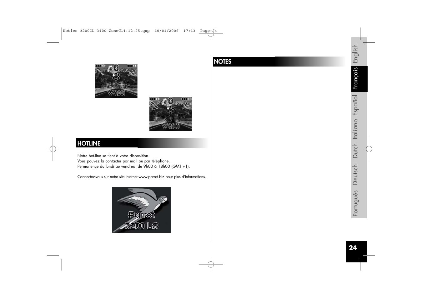 Parrot 3200 LS-Color User Manual | Page 24 / 80
