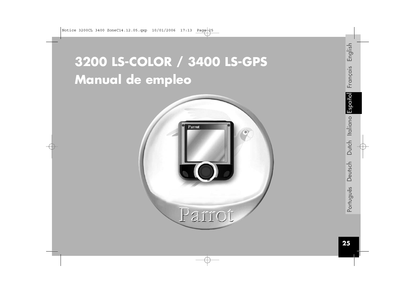 Parrot 3200 LS-Color User Manual | Page 25 / 80