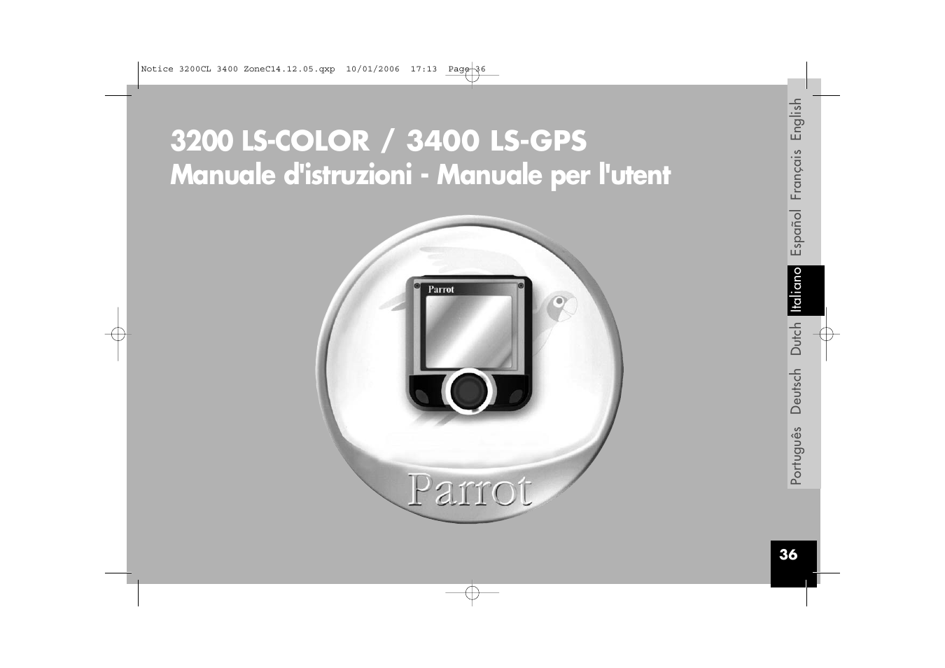 Parrot 3200 LS-Color User Manual | Page 36 / 80