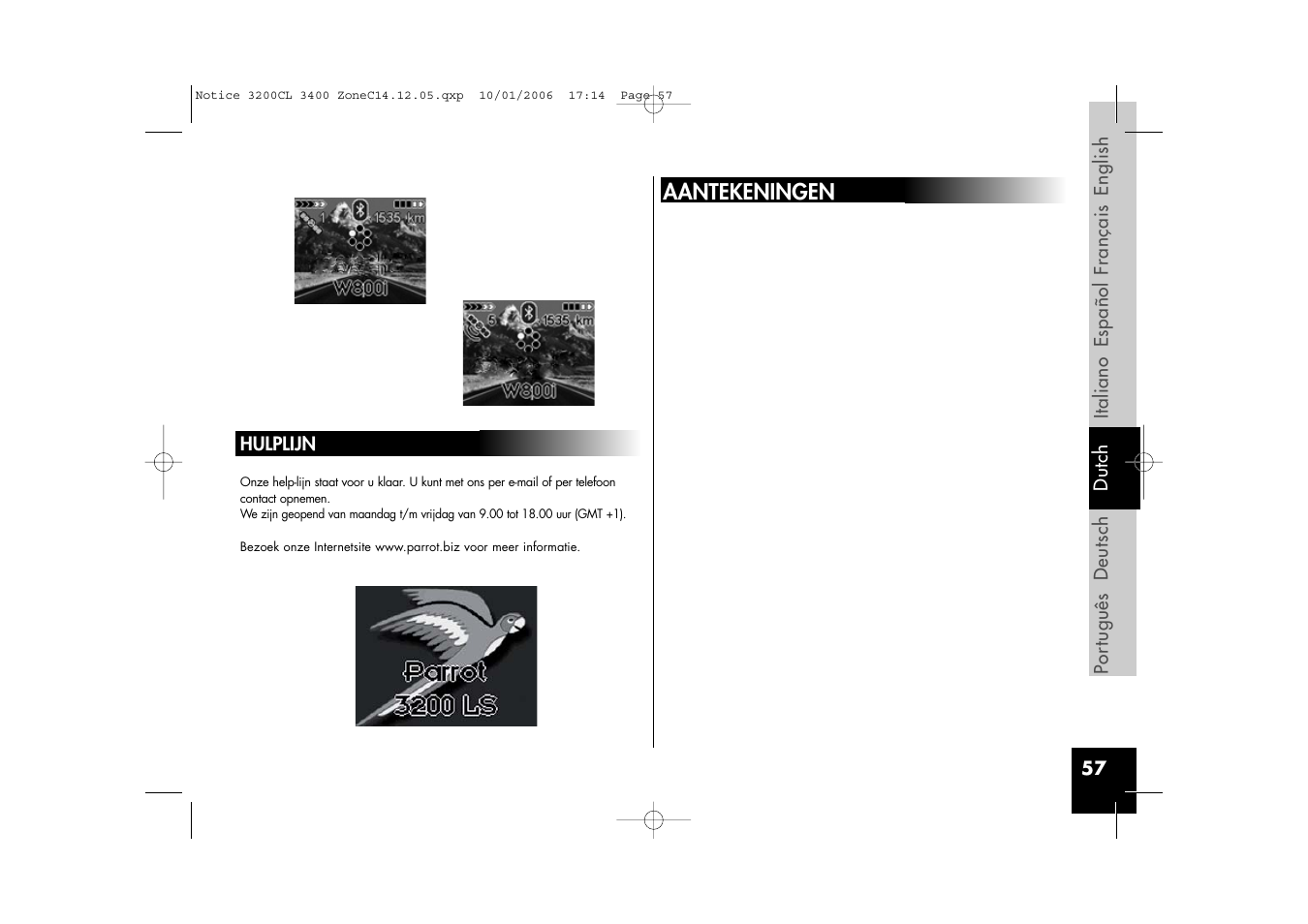 Parrot 3200 LS-Color User Manual | Page 57 / 80