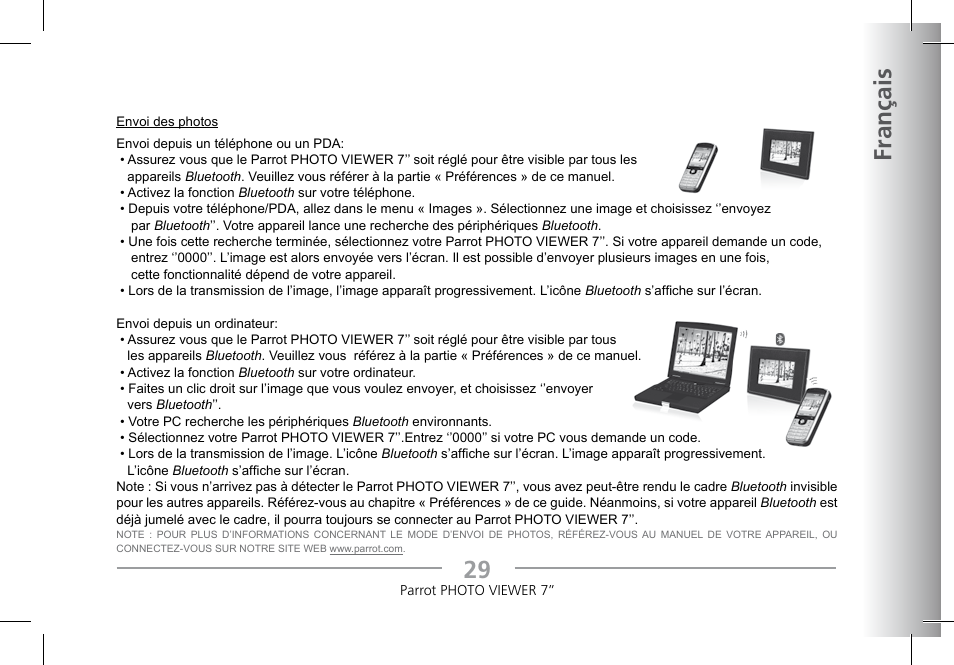 2 français | Parrot Photoviewer 7 User Manual | Page 27 / 148