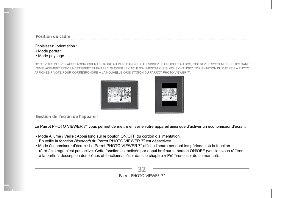 Parrot Photoviewer 7 User Manual | Page 30 / 148