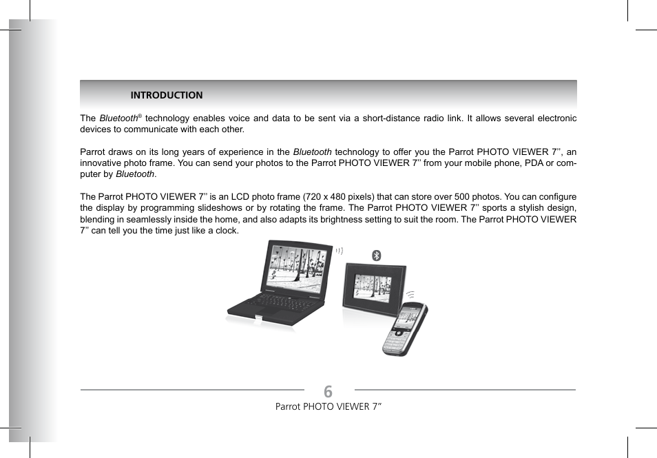 Parrot Photoviewer 7 User Manual | Page 4 / 148