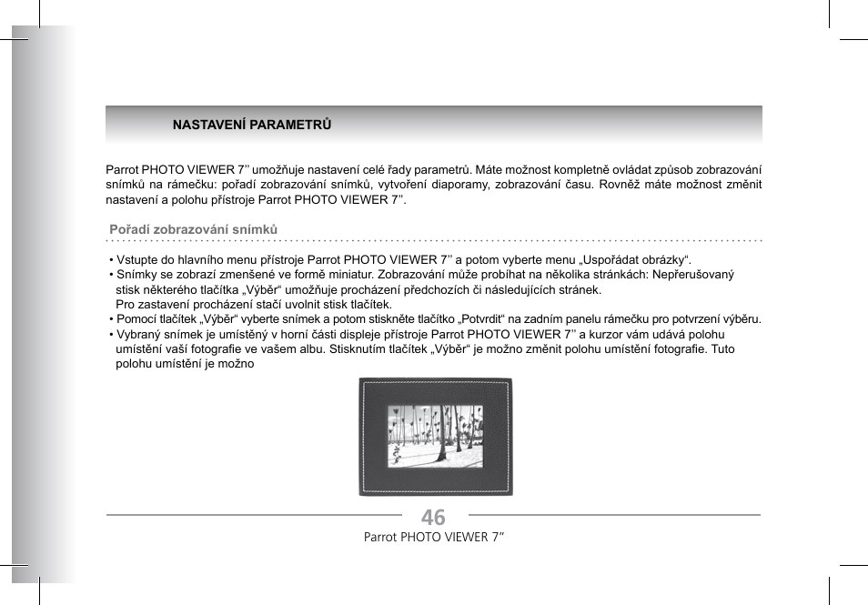 Parrot Photoviewer 7 User Manual | Page 44 / 148