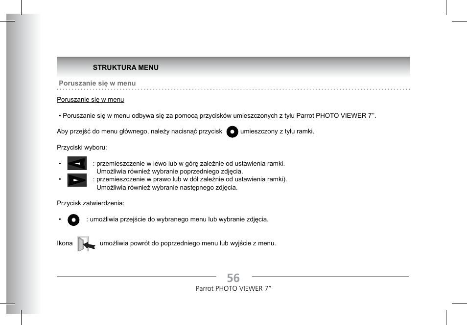 Parrot Photoviewer 7 User Manual | Page 54 / 148