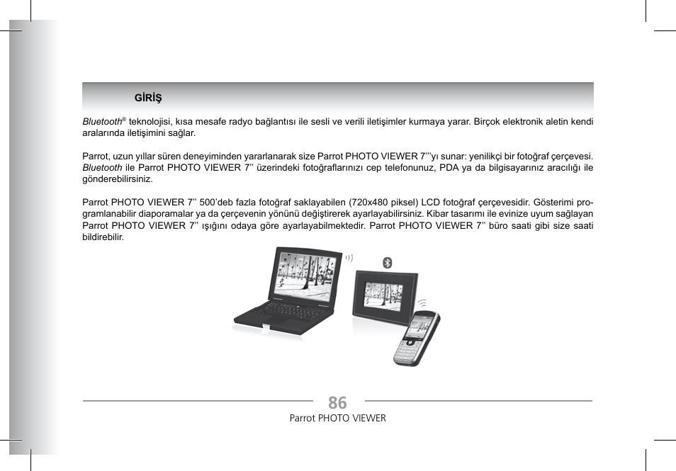 Parrot Photoviewer 7 User Manual | Page 84 / 148