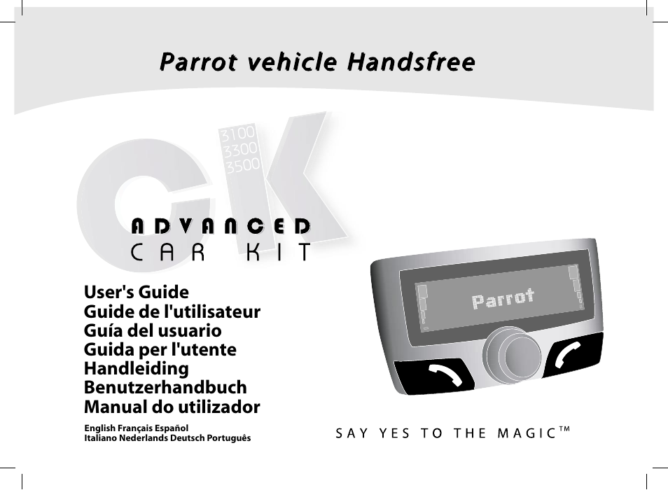 Parrot CK3100 User Manual | 80 pages