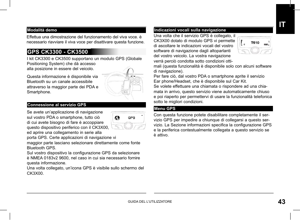 Parrot CK3100 User Manual | Page 43 / 80